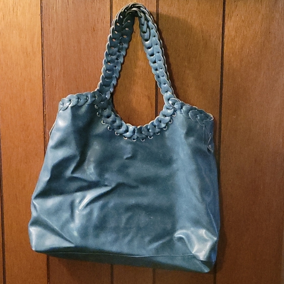Beautiful ocean blue hobo tote bag! - Picture 3 of 4